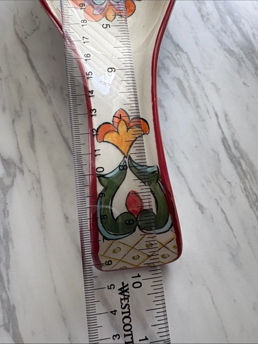 Hand-Painted Ceramic Golden Talavera 10inches